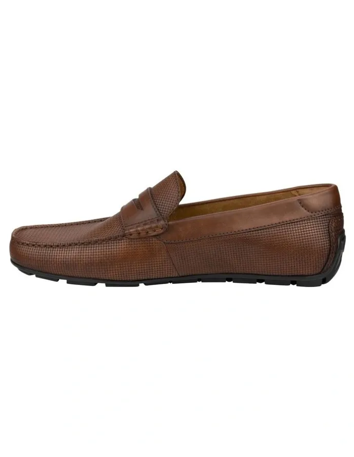 Florsheim Motor Moc Toe Penny Driver Shoes in Tan