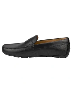 Florsheim Motor Moc Toe Penny Driver Shoes in Black