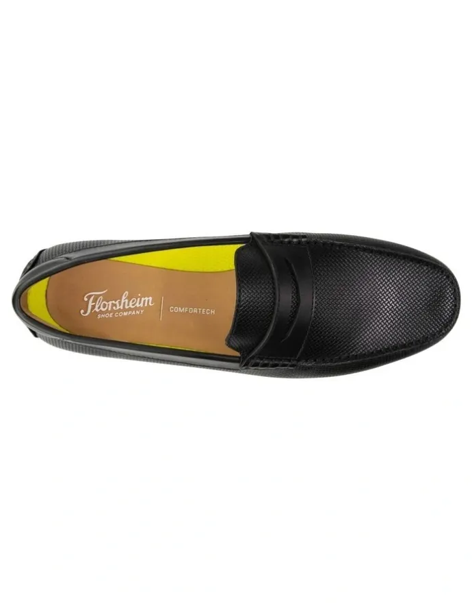 Florsheim Motor Moc Toe Penny Driver Shoes in Black