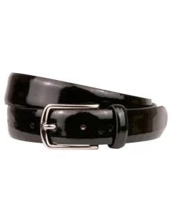 Florsheim Newman Leather Belt in Midnight