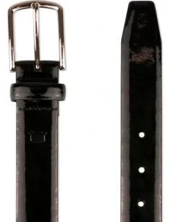 Florsheim Newman Leather Belt in Midnight