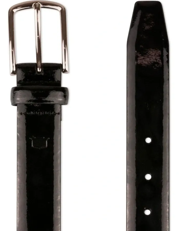 Florsheim Newman Leather Belt in Midnight