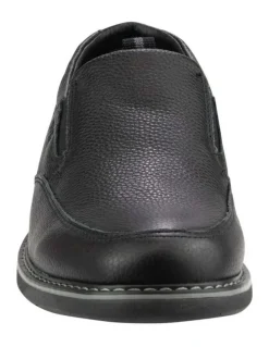 Florsheim Otto Moc Toe Slip On Shoes in Black