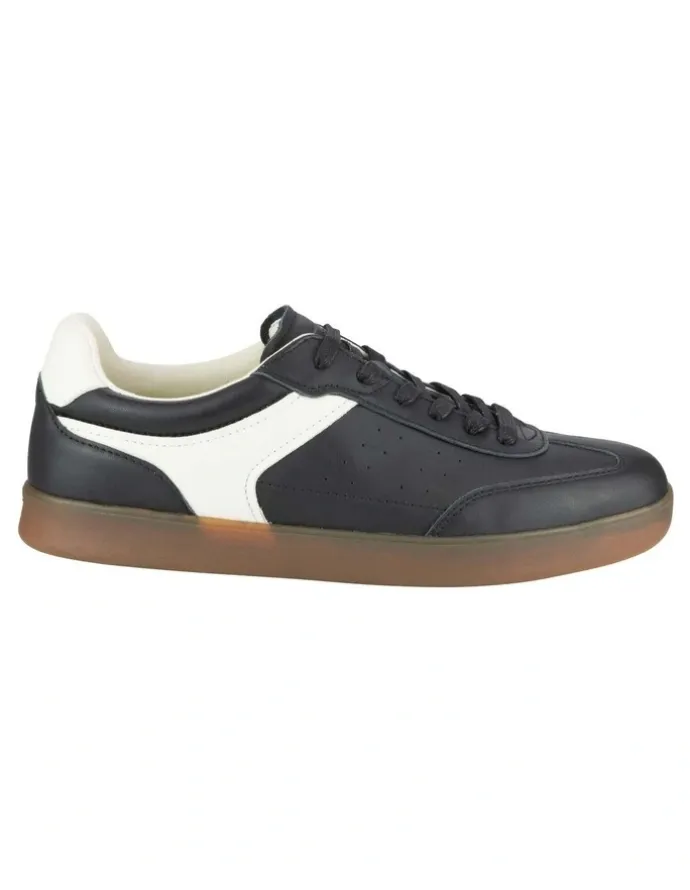Florsheim Pace T-Toe Lace Up Sneaker in Black