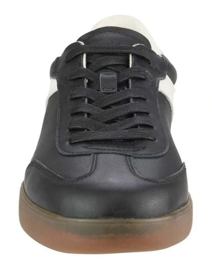 Florsheim Pace T-Toe Lace Up Sneaker in Black