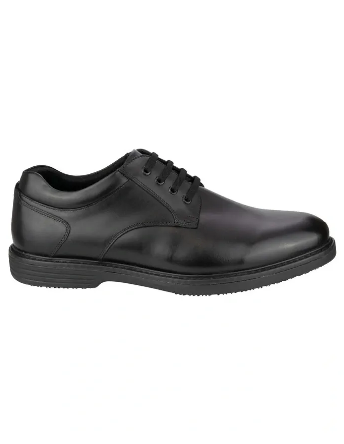 Florsheim Raptor Plain Toe Derby Shoes in Black