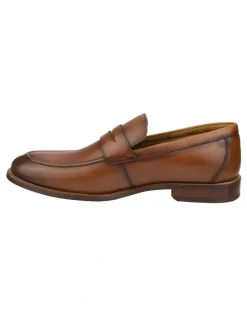 Florsheim Rucci Penny Moc Toe Loafer in Brown