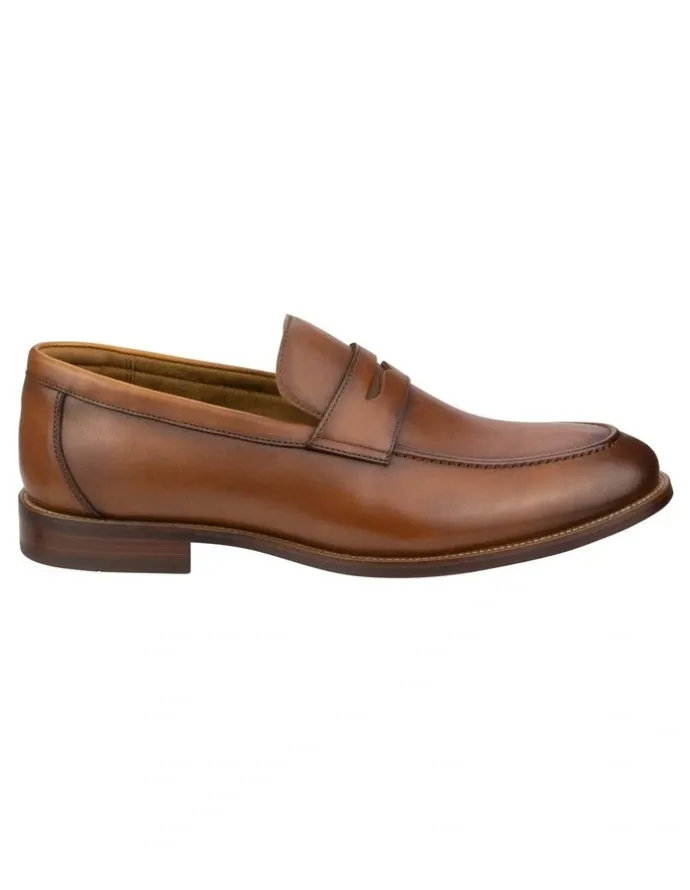 Florsheim Rucci Penny Moc Toe Loafer in Brown
