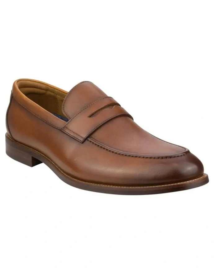 Florsheim Rucci Penny Moc Toe Loafer in Brown