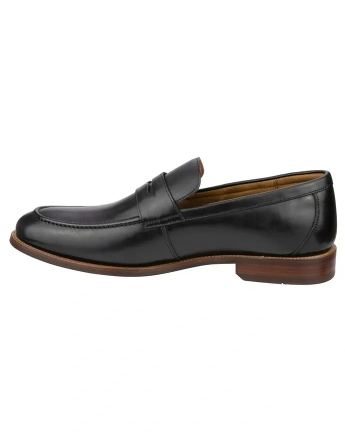 Florsheim Rucci Penny Moc Toe Loafer in Black