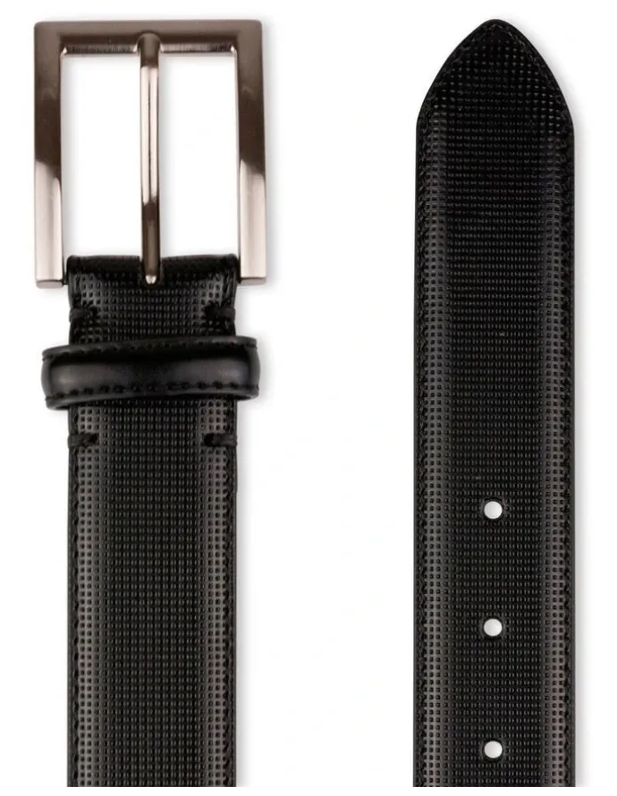 Florsheim Sinclair Leather Belt in Black