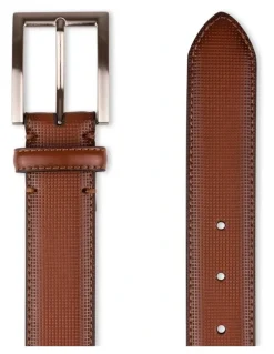 Florsheim Sinclair Leather Belt in Cognac