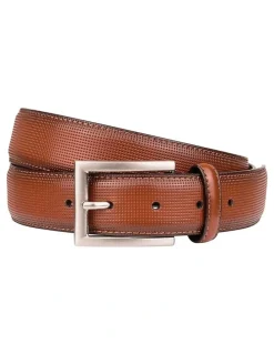 Florsheim Sinclair Leather Belt in Cognac