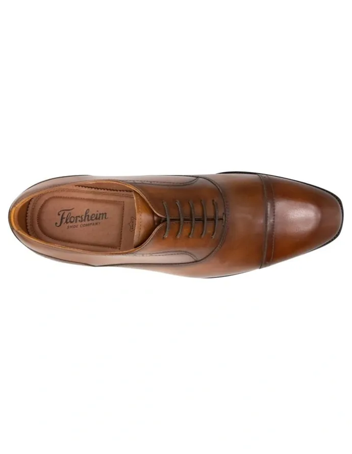 Florsheim Sorrento Cap Dress Shoe in Cognac