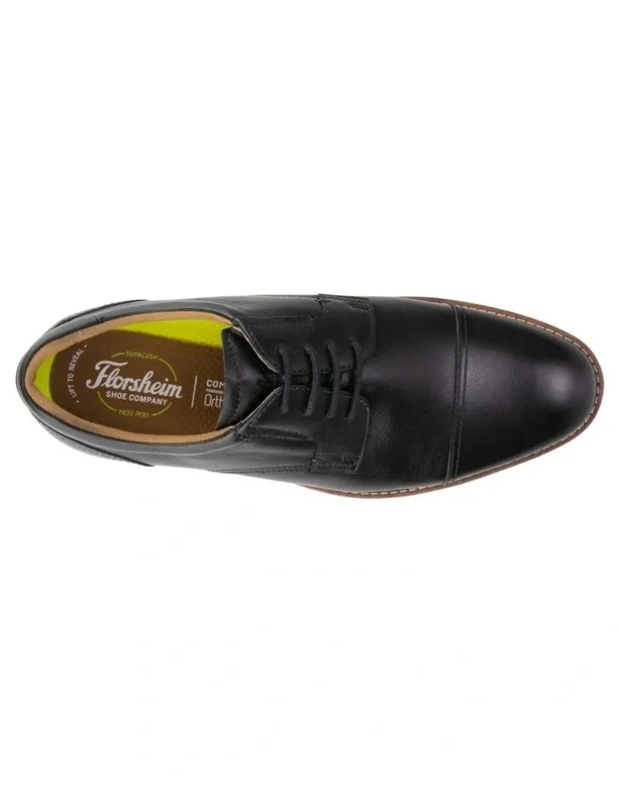 Florsheim Traveller Cap Toe Derby Shoe in Black