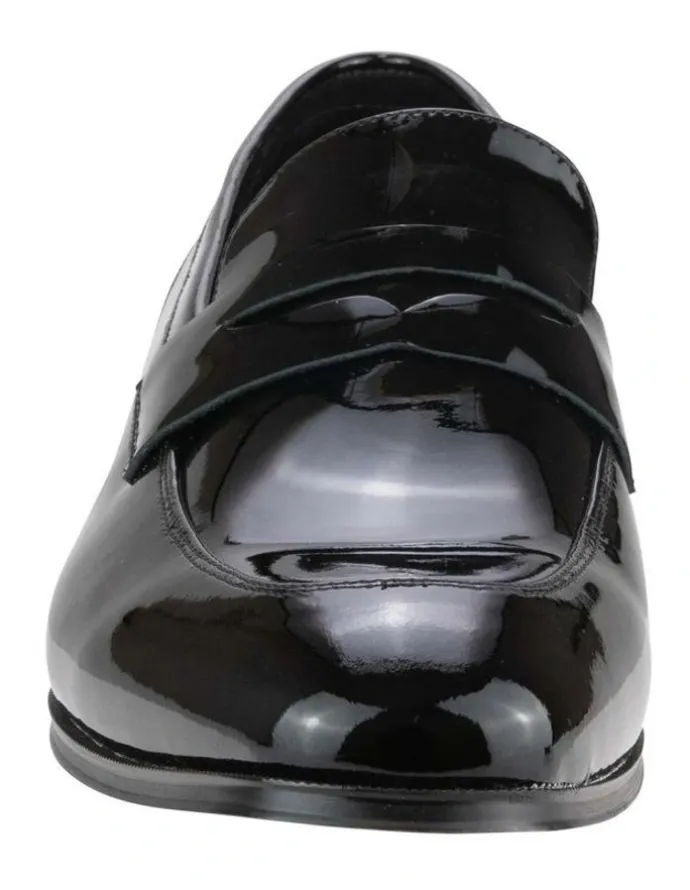 Florsheim Tux Moc Toe Penny Slip On Shoes in Midnight