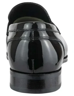 Florsheim Tux Moc Toe Penny Slip On Shoes in Midnight