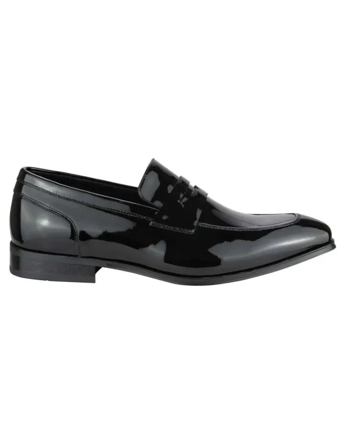 Florsheim Tux Moc Toe Penny Slip On Shoes in Midnight