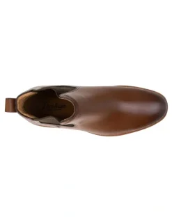 Florsheim Anthem Plain Toe Chelsea Boot in Brown