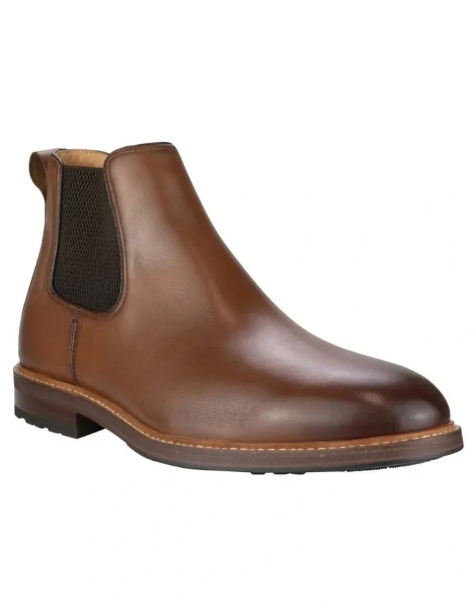 Florsheim Anthem Plain Toe Chelsea Boot in Brown