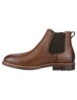 Florsheim Anthem Plain Toe Chelsea Boot in Brown