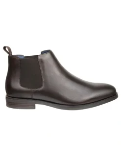 Florsheim Ceduna Chelsea Medium Width Boots in Dark Brown