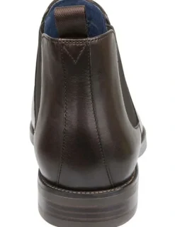 Florsheim Ceduna Chelsea Medium Width Boots in Dark Brown