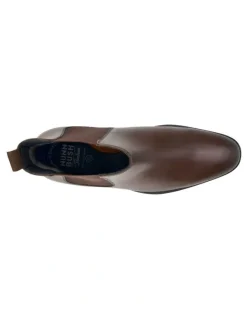 Florsheim Chatham Plain Toe Chelsea Boot in Brown