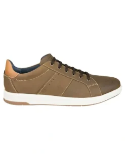 Florsheim Crossover Lace To Toe Sneaker in Khaki