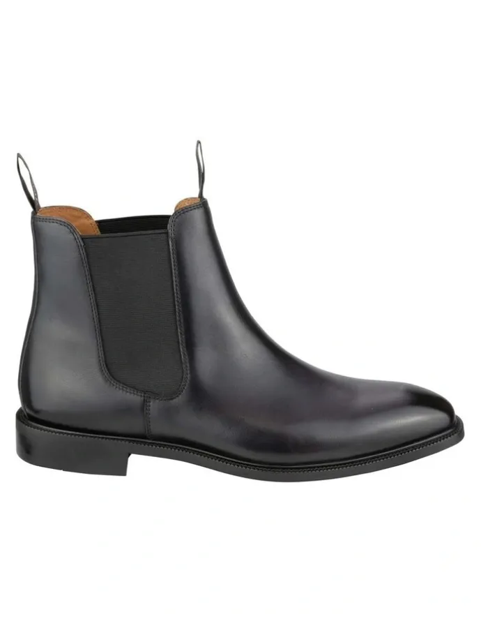 Florsheim Flinders Plain Toe Chelsea Boot in Black