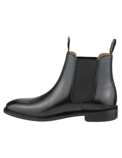 Florsheim Flinders Plain Toe Chelsea Boot in Black