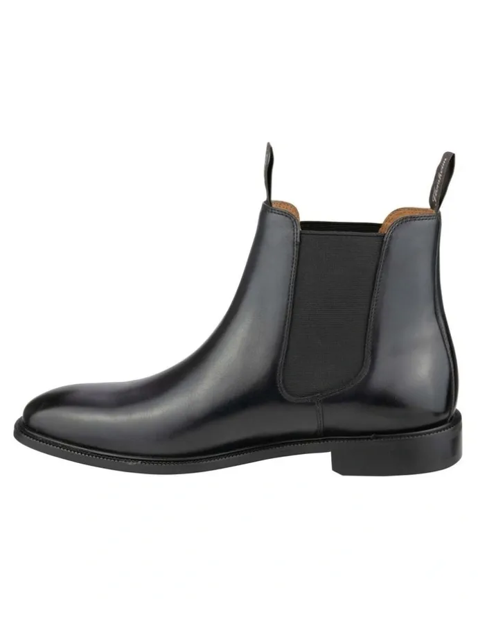 Florsheim Flinders Plain Toe Chelsea Boot in Black