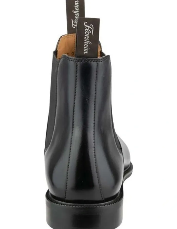 Florsheim Flinders Plain Toe Chelsea Boot in Black
