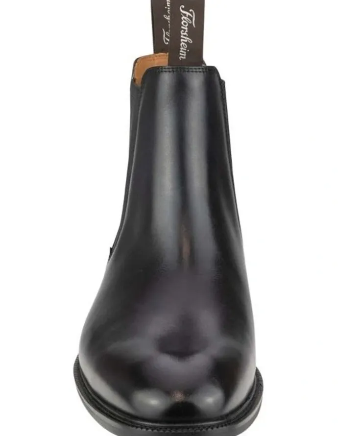 Florsheim Flinders Plain Toe Chelsea Boot in Black