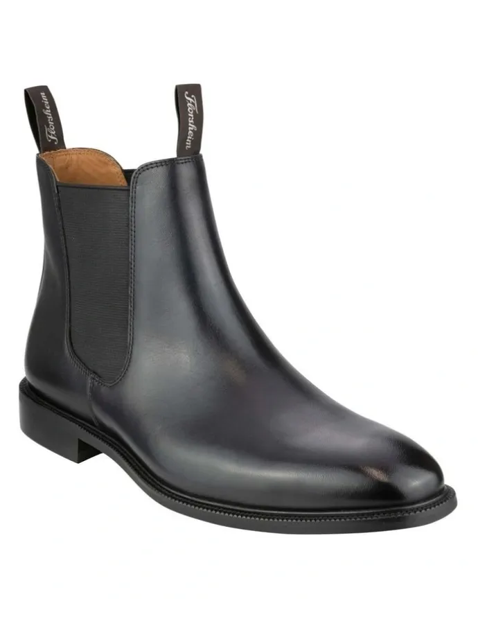 Florsheim Flinders Plain Toe Chelsea Boot in Black