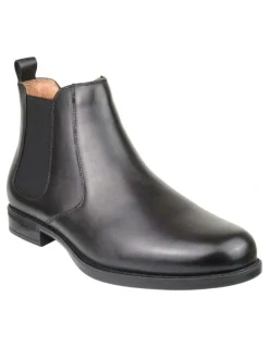Florsheim Glendale Chelsea Medium Width Boots in Black