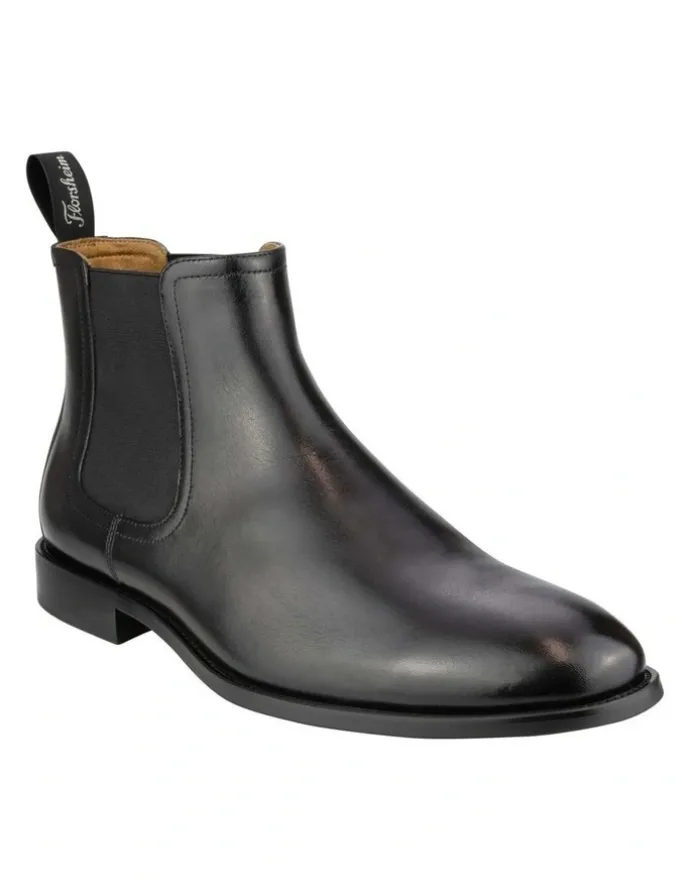 Florsheim Rucci Chelsea 2 Plain Toe Boots in Black