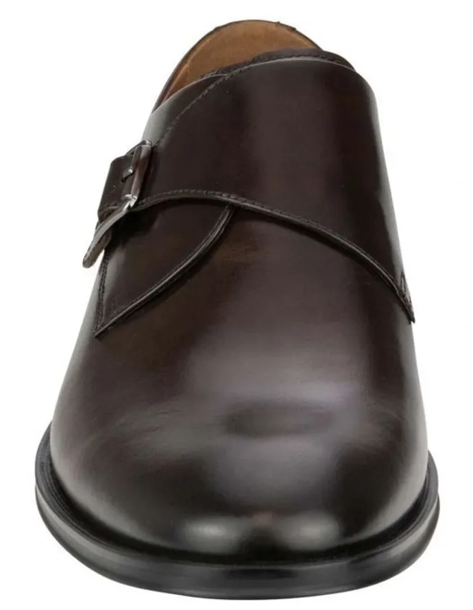 Florsheim Sentinel Monk Strap Shoes in Dark Brown
