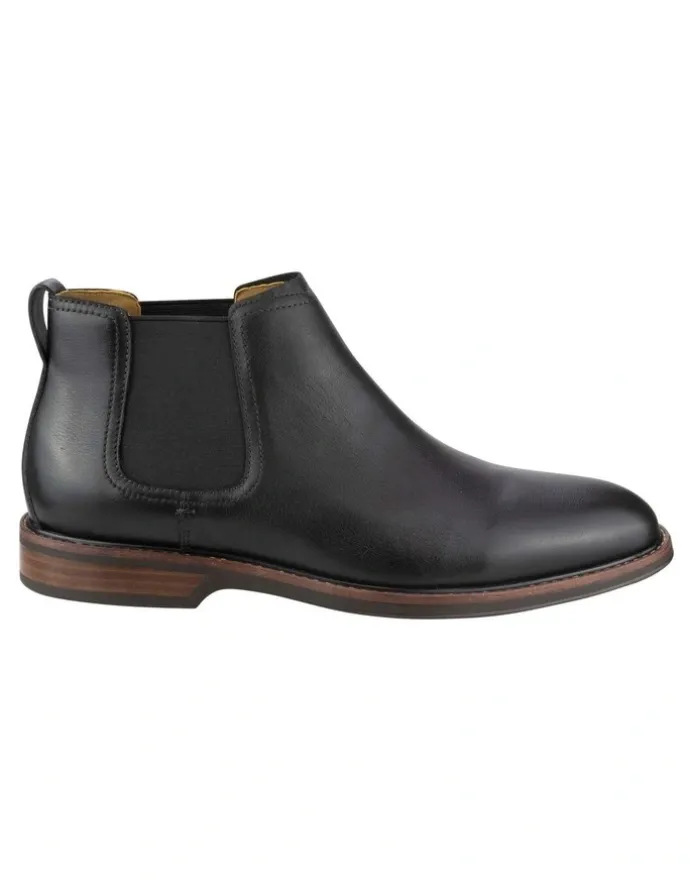 Florsheim Traveller Plain Toe Chelsea Boots in Black