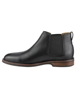 Florsheim Traveller Plain Toe Chelsea Boots in Black