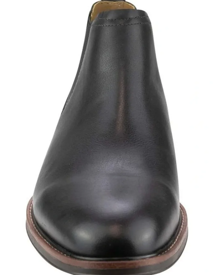 Florsheim Traveller Plain Toe Chelsea Boots in Black