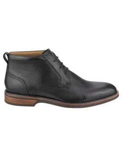 Florsheim Traveller Plain Toe Chukka Boot in Black