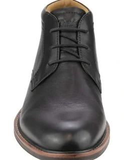 Florsheim Traveller Plain Toe Chukka Boot in Black