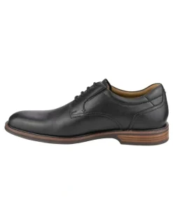 Florsheim Traveller Plain Toe Derby Shoe in Black