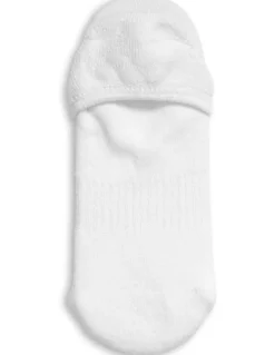 Footlab Casual No Show Cushioned Socks 12 Pack in White