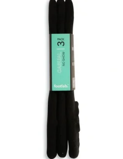 Footlab Casual No Show Cushioned Socks 24 Pack in Black