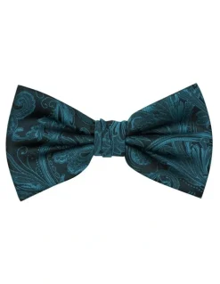 Formalaties Premium Tapestry Bow Tie Floral Paisley in Jade