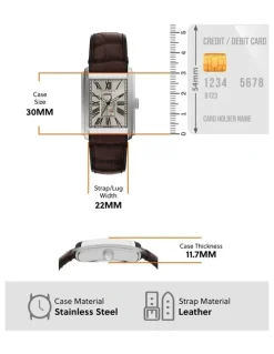Fossil Carraway Analogue Watch ME3272 in Silver