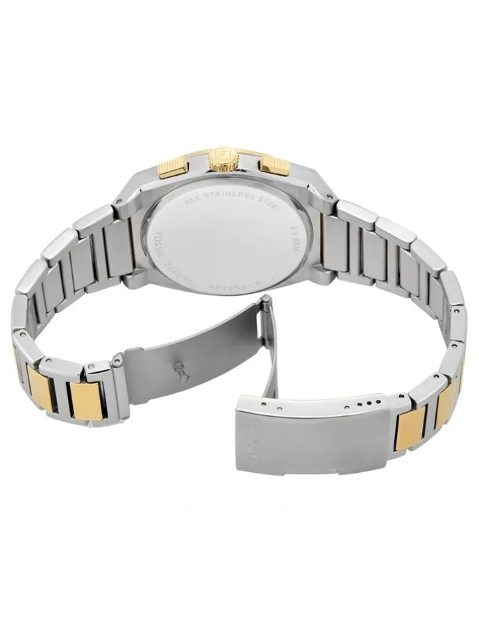 Fossil Everett Chronograph Watch FS6106 in Two Tone