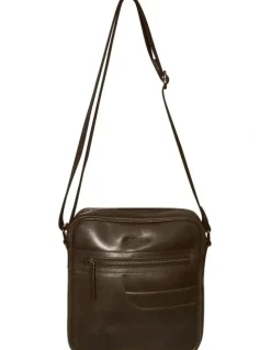 Futura Crossbody Bag Adjustable Shoulder Strap Travel Wallet in Brown